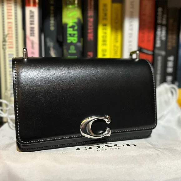 Coach Bandit crossbody black- Like New - Picture 10 of 16